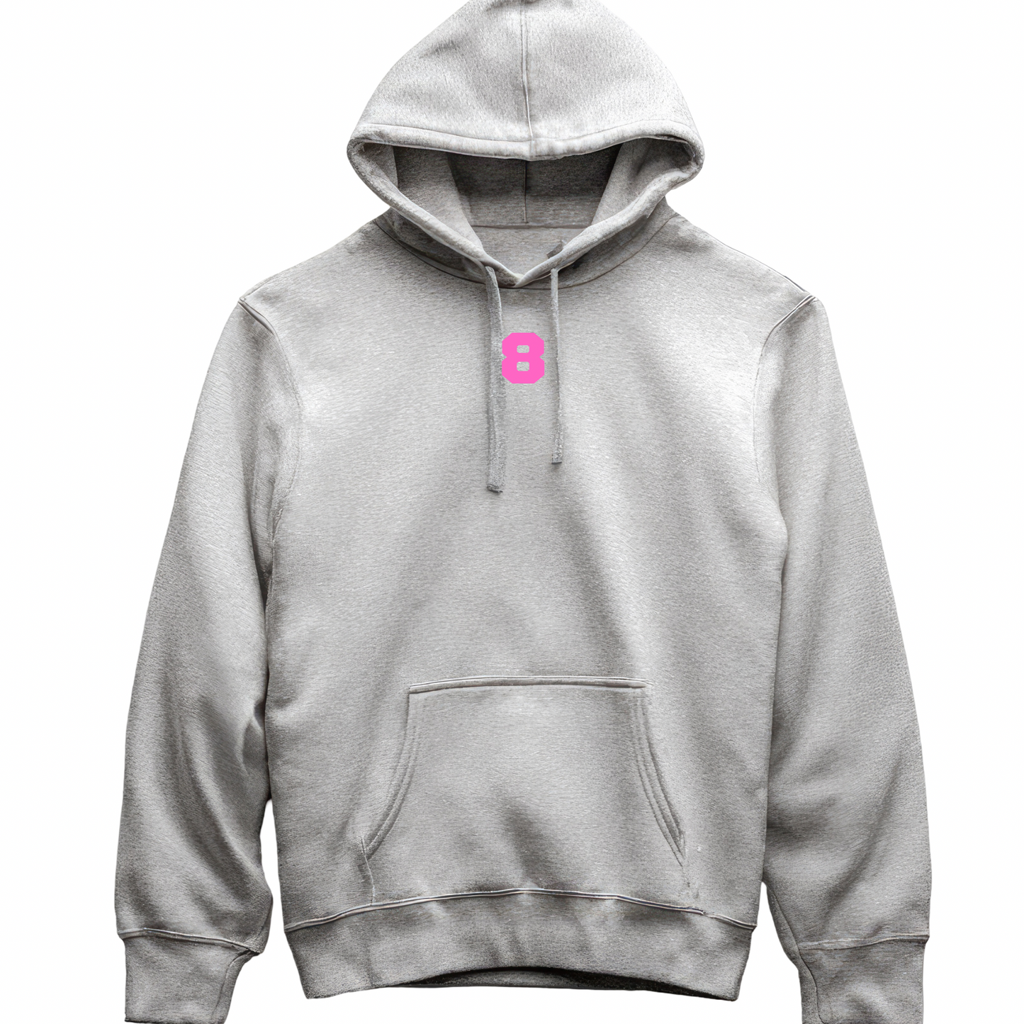 Sequin number hoodie customs