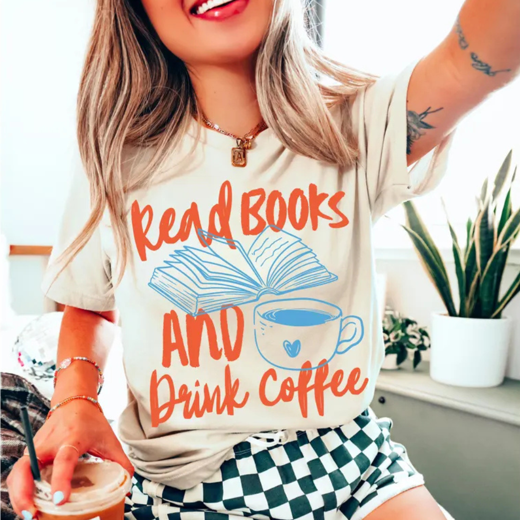 Books and coffee
